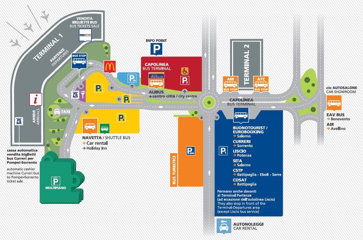 capodichino aeroporto mapa